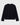 T-shirt uomo manica lunga sleeve con spezzature nero