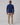 Maglia uomo tessuto tecnico full zip unito blu