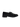 Scarpe uomo mocassino pelle e riccio fondo in cuoio nero