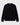 Felpa uomo cardigan con gommino nero